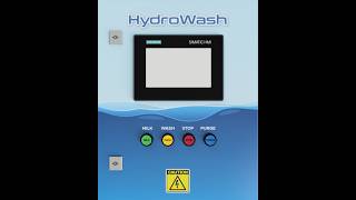 HydroWash system update and maintenance process using Siemens TIA Portal.