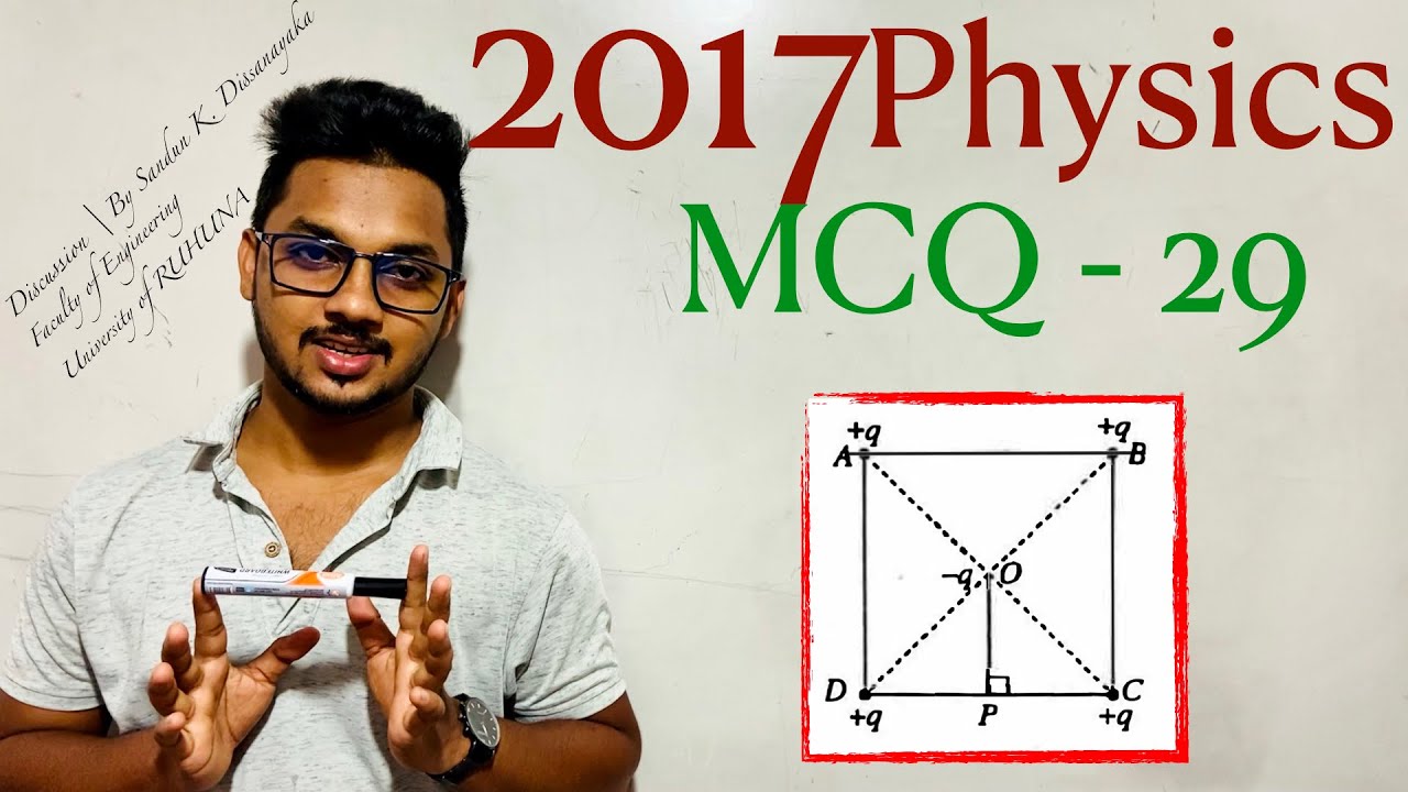 2017 Physics MCQ 29  | By Sandun K. Dissanayaka | Channel A+