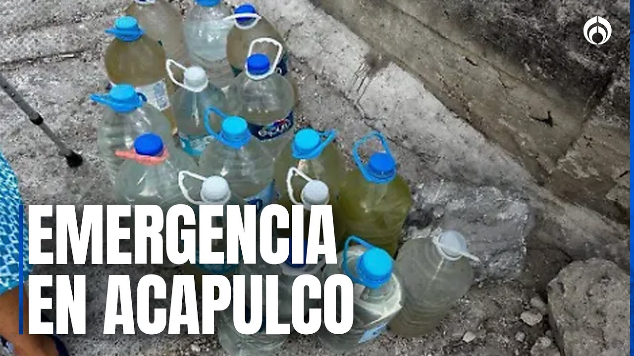 Acapulco siguen sin agua por daños del sismo de 2 de enero