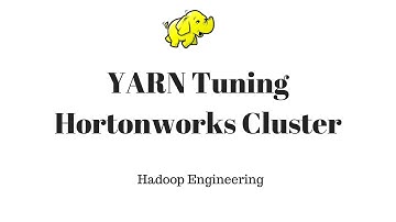 Hortonworks Cluster YARN tuning