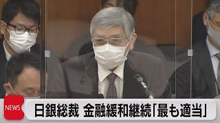 黒田総裁 金利水準の維持が「最も適当」（2022年11月2日）