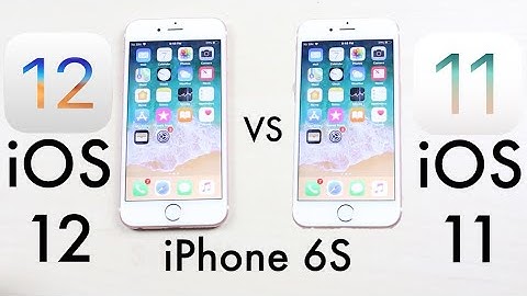 iPHONE 6S: iOS 12 Vs iOS 11! (Speed Comparison)