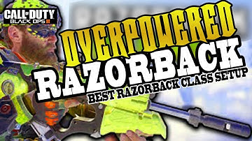 How To Make "OVERPOWERED RAZORBACK" in BLACK OPS 3 - BO3 Best RAZORBACK Class Setup