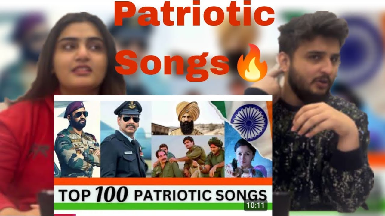 Pakistani couple reaction on Top 100 Patriotic songs of India | Amazing songs Heart Touching |😍🔥🥹