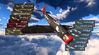 Post-Nerf Clarity | P-47 Variants Compared