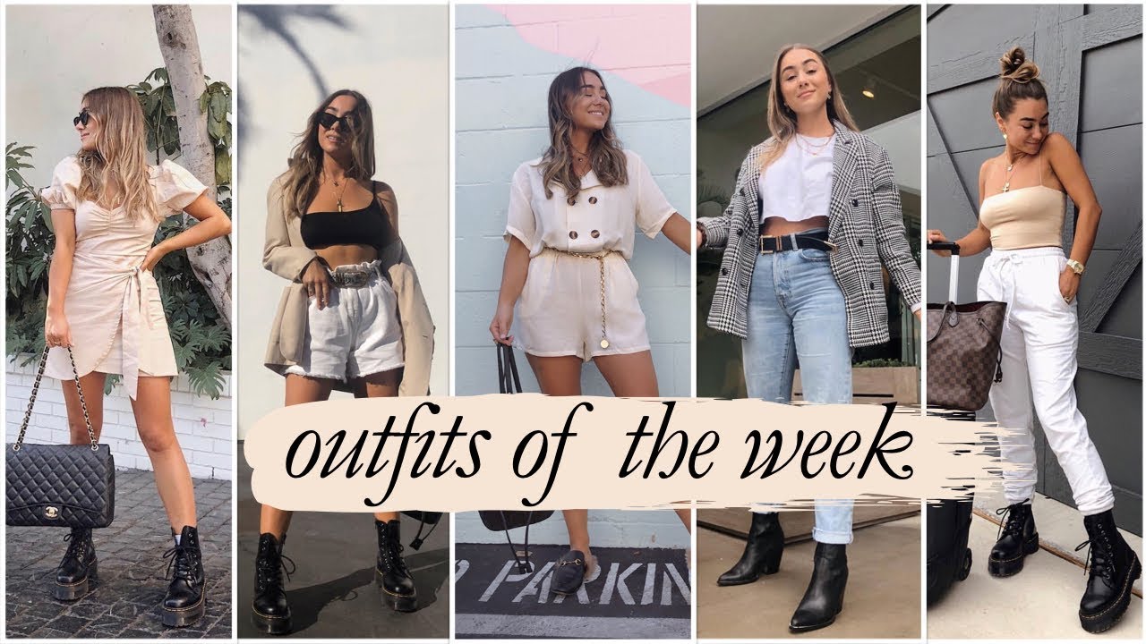 OUTFITS OF THE WEEK! Julia Havens - YouTube