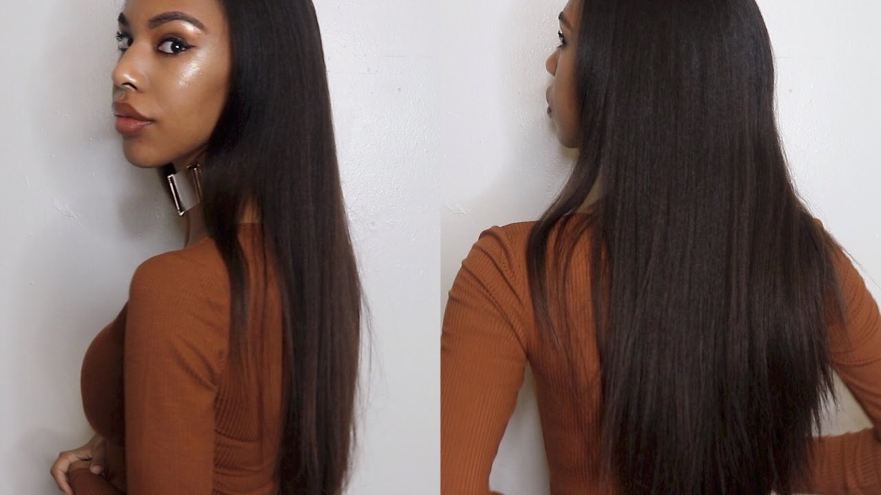 How to Preserve Straighten Natural Hair and Make it last longer! - YouTube
