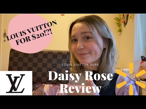 Unboxing and Review of Daisy Rose crossbody purse!! (Louis Vuitton dupe for  $20?!) 