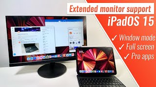 [CONCEPT] iPadOS 15 external monitor support: this is how it could work!