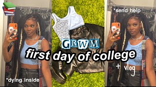 first day of college grwm + vlog | Howard University