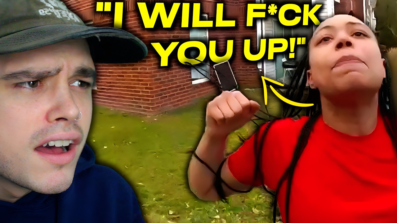 Insane Karen Swings on Cop After Calling Police on Boyfriend