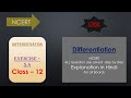 Differentiation | Ncert Solution | Exercise - 5.4 | Class - 12th | Explanation in Hindi |