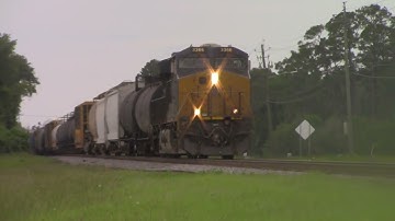 Rolling out of Waycross ga northbound Jesup Subdivision