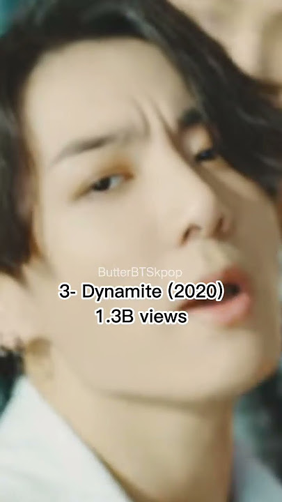 Top 6 most viewed BTS songs.