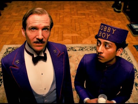 The grand budapest hotel take your hands off my lobby boy scene