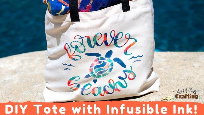 DIY Tote Bags in 3 Easy Steps with Cricut Infusible Ink - Bianca