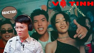 HIEUTHUHAI - Vệ Tinh ft. Hoàng Tôn (prod. by Kewtiie) | OFFICIAL MV | HPH Reaction