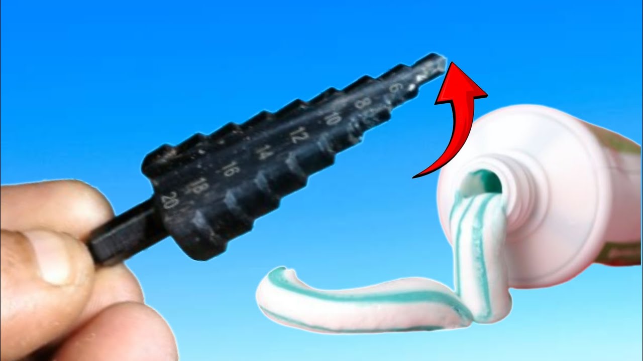 Pyramid Shape Sharpens Razorblade Just Do This!! Pyramid Drill Bits Become Razor Sharp - YouTube
