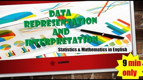 Data Representation and Interpretation in English (I)