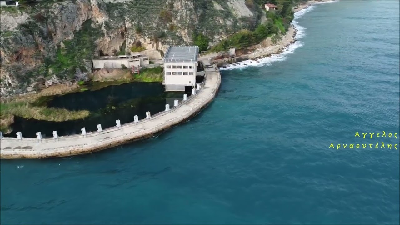 Οι πηγές του Ανάβαλου (Ν. Αρκαδίας) ΑΝΩΘΕΝ - Aerial video by drones Dji