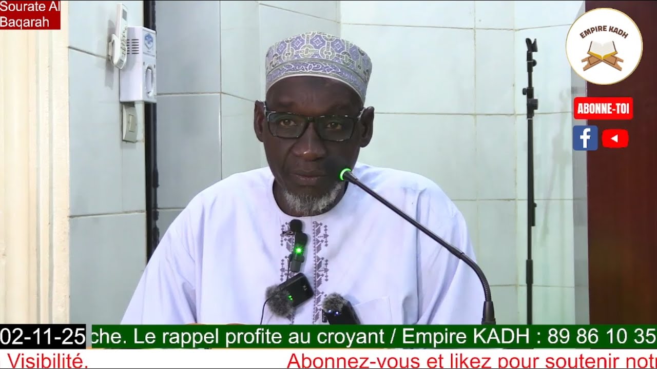 Imam Madou Koné Tafsir du Coran Sourate Al Baqarah à partir du verset 111