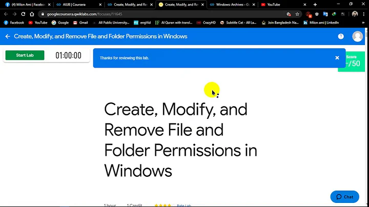 Create, Modify, and Remove File and Folder Permissions in Windows II Week 2 II Coursera