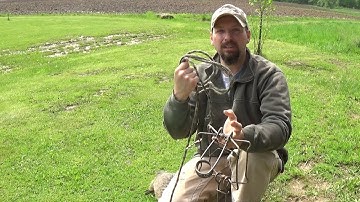 Rope Setting  a Conibear Trap