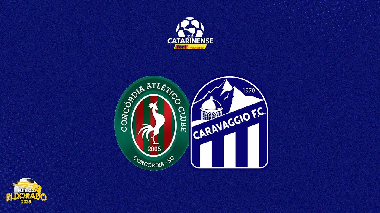 CONCÓRDIA X CARAVAGGIO - JORNADA ESPORTIVA - CAMPEONATO CATARINENSE ...