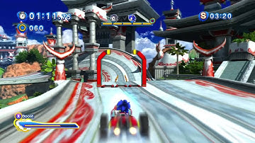 Sonic Generations (360) - Seaside Hill: Act 2: "Doppelganger Race!" Playthrough (S-Rank)