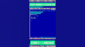 Find number is even or odd in c++  #shorts
