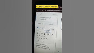 website copyright footer change steps - Edit WordPress Footer Text #wordpress #website #copyright