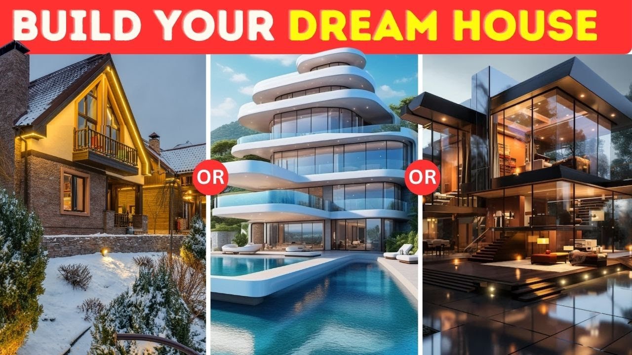 Would You Rather...? Build Your Dream House 🏠🌈💞 - YouTube