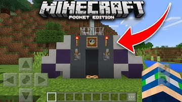 How to Build a Time Machine in Minecraft PE! (Pocket Edition)