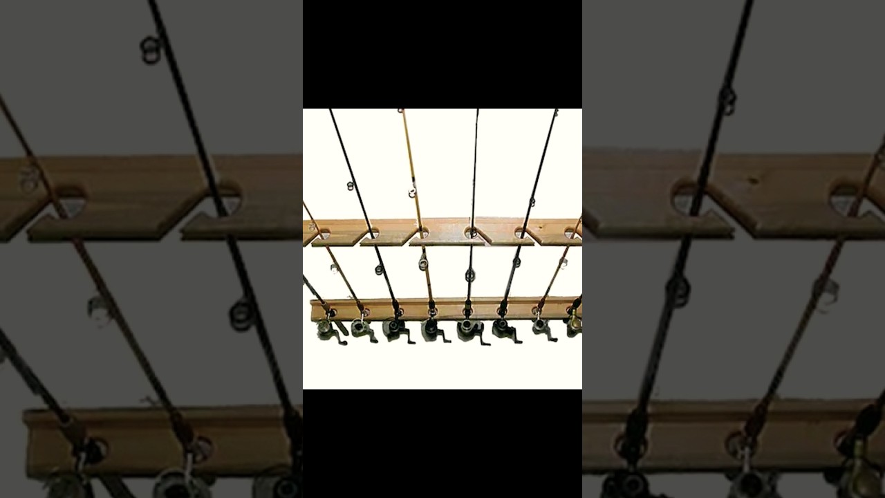 Diy Fishing Rod Rack