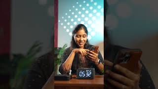 Indha one device podhum… unga entire bedside setup complete 😌🪽⏰