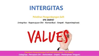 Kompetensi Integritas | Pengertian Integritas, Contoh Integritas, dan Pengembangan Integritas.
