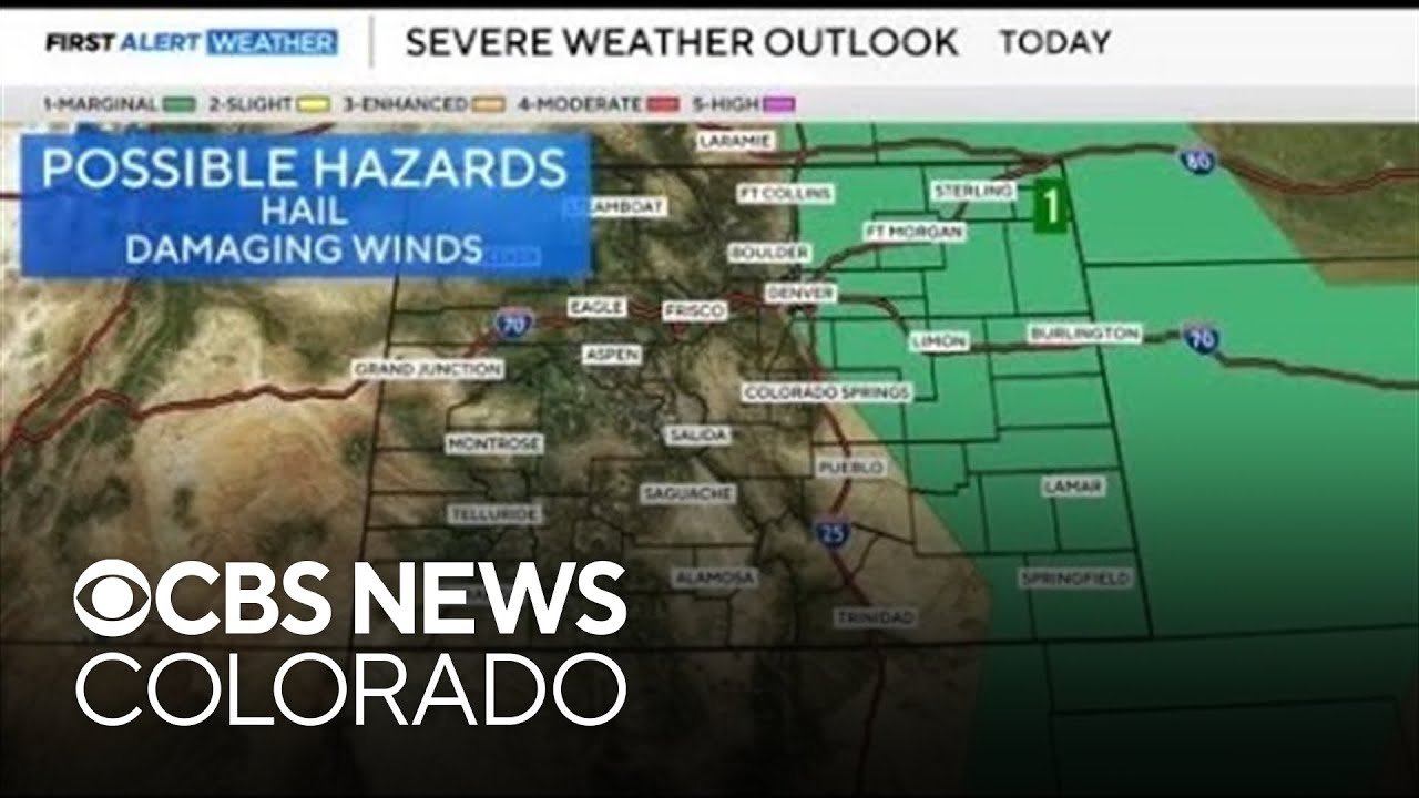 Severe storms possible this weekend in Colorado - YouTube