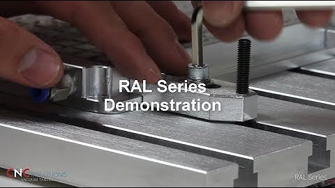 Vacuum clamping tables - RAL Series