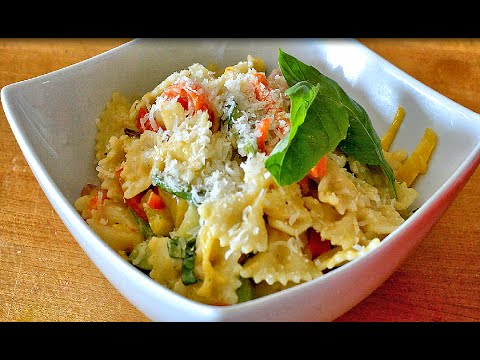 Pasta primavera with roasted vegetables YouTube Pasta primavera with roasted vegetables YouTube