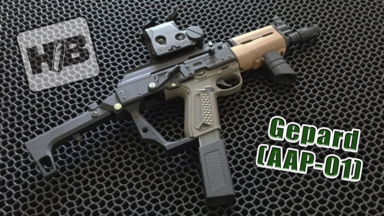 Gepard (airsoft pistol AAP01) YouTube