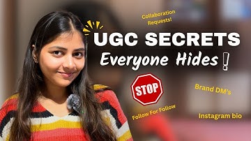 UGC Creators STOP Making These Mistakes | Save your Account #ugcsecrets#ugccreators#brandcollabs