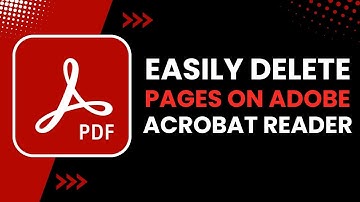 How to Delete Pages on Adobe Acrobat Reader !