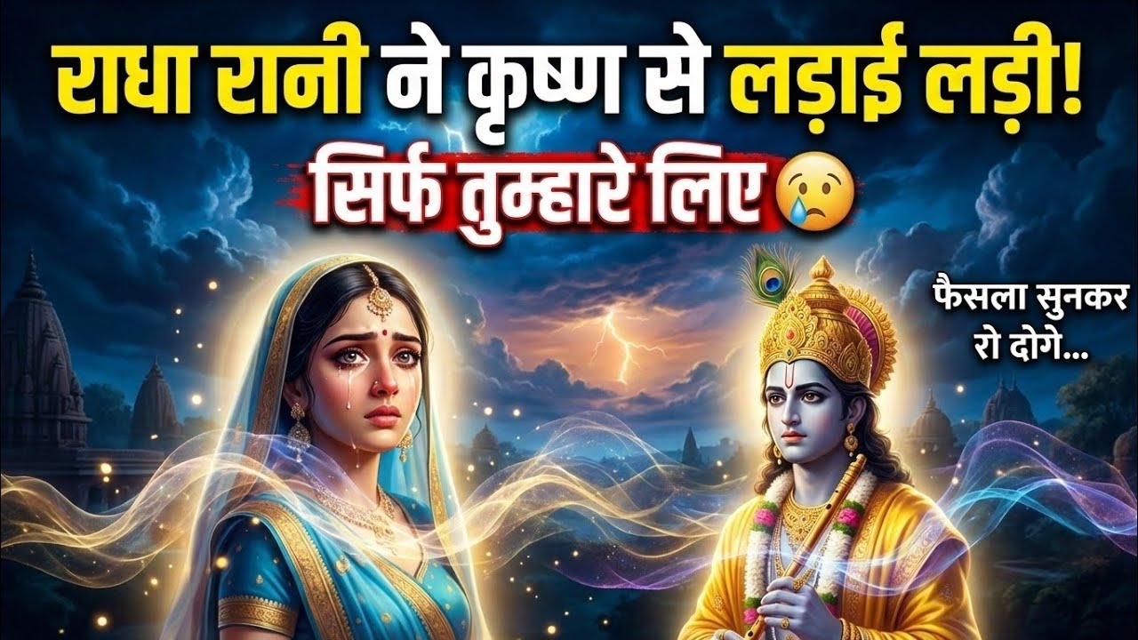 राधा रानी ने कृष्ण से लड़ाई लड़ी! सिर्फ तुम्हारे लिए | Radharani ka ashirwad⁩ #motivation #maa