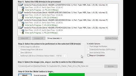 How To Copy Data To Multiple Flash Drives at One Time - Write To the Drives