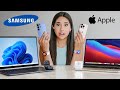 I Tried Samsung vs Apple For 24 Hours Mp3 Song