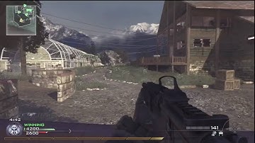 MW2 Modern Warfare 2 Team Deathmatch Estate Tactical Nuke 2