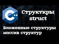 Структуры в C++ | struct, создание, инициализация, вложенные структуры, массив структур