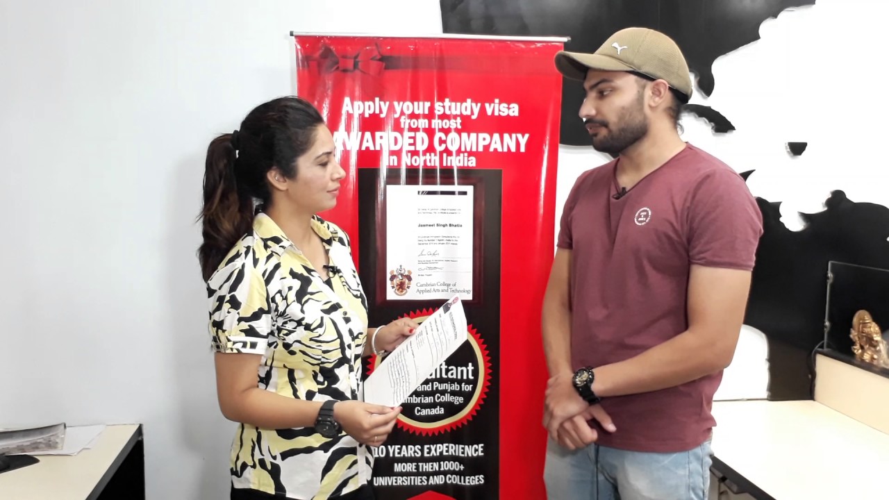 canada visa account Jagdeep Singh Sandhu from Chandigarh (IELTS student of Landmark immigration )
