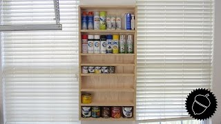 How to Make a Finishing Supply Shelf!