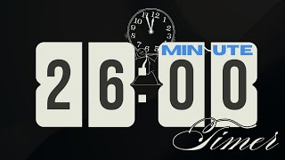 26 Minute Timer | Silent Countdown ⏱️ No Sound | Perfect for Study, Workout, Cooking, Meditation